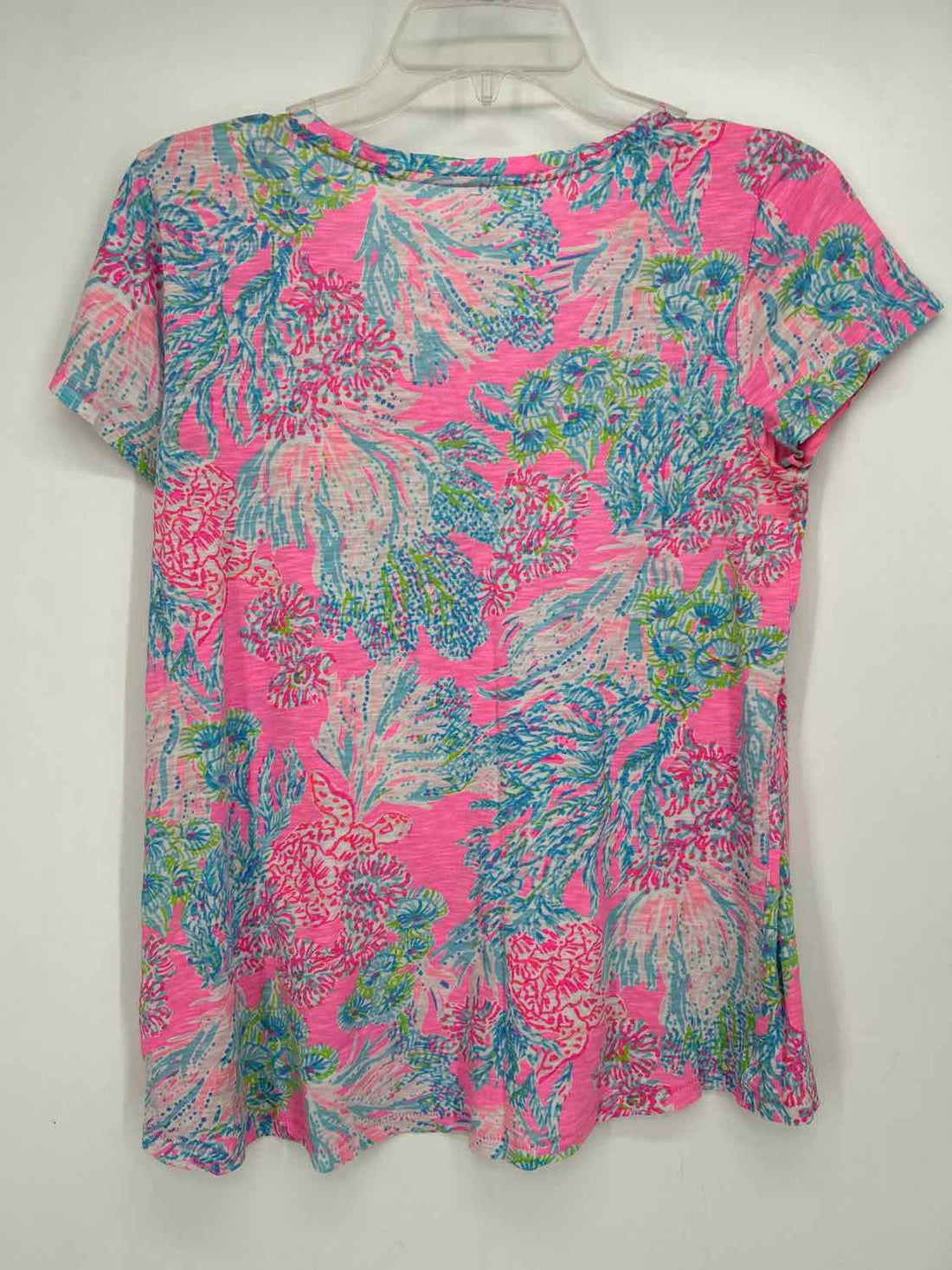 Lilly Pulitzer S Pink & Blue Print Lilly Pulitzer Top