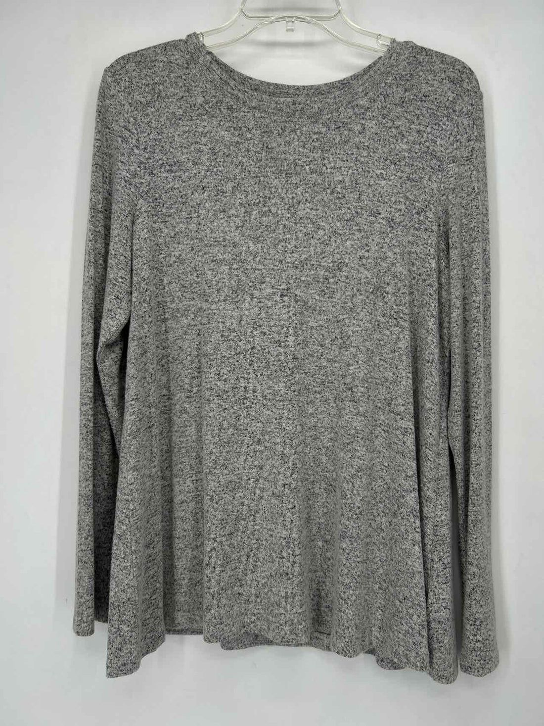 Nic+Zoe Size M Heathered Gray Long Sleeve