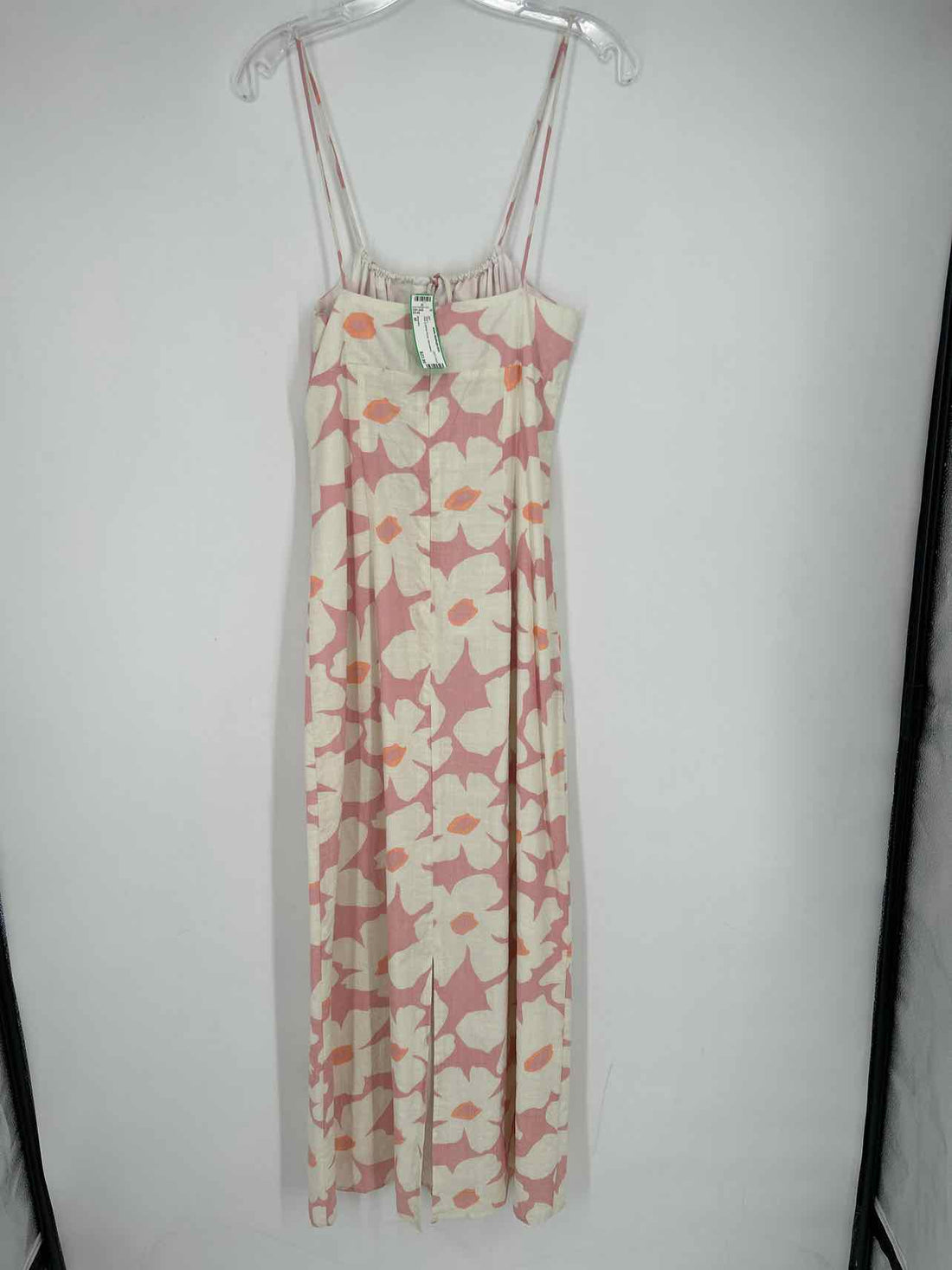Rhythm Size M Pink & White Floral Sleeveless Maxi