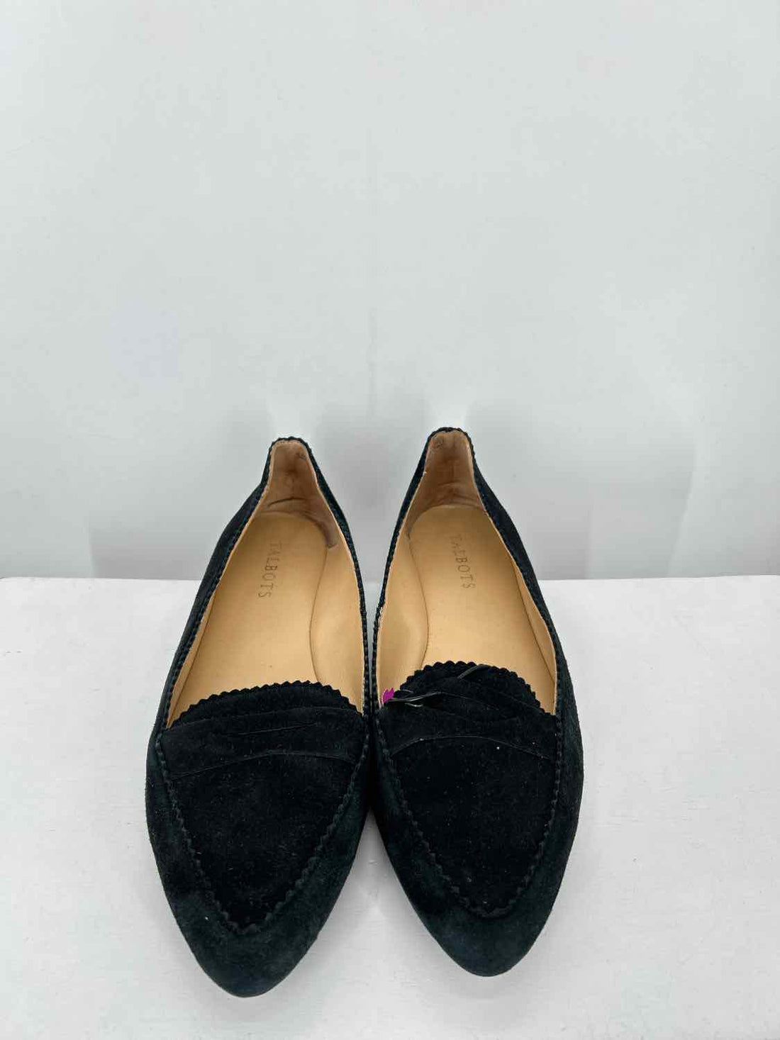 Talbots Women Size 8 Black Genuine Suede Loafers