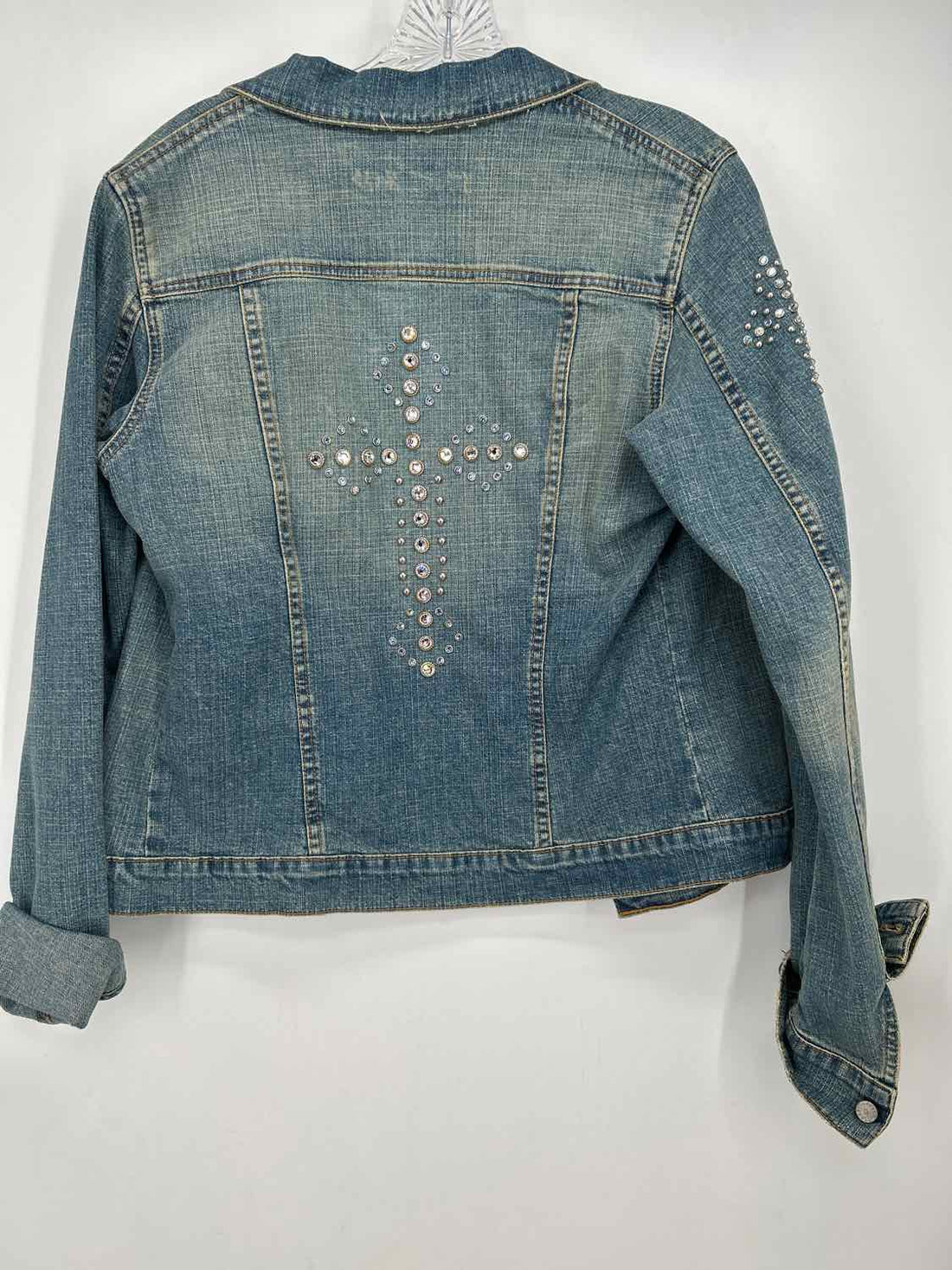 Streets Ahead Size L Medium Wash Denim NWT Jacket