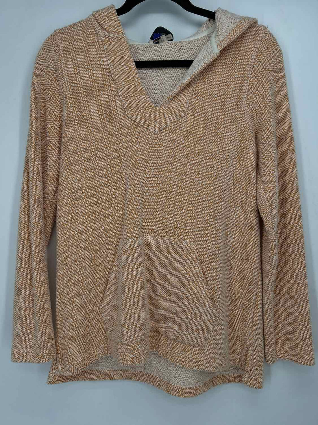 Faherty Size S Rust & White Hoodie