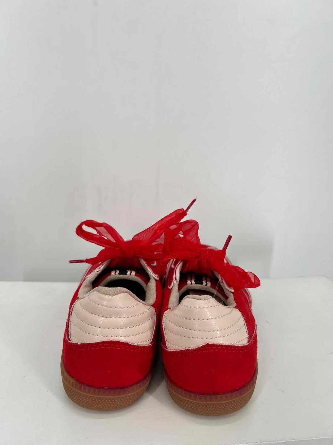 Shu Shop Women Size 6.5 Red & White New Boutique Shoes