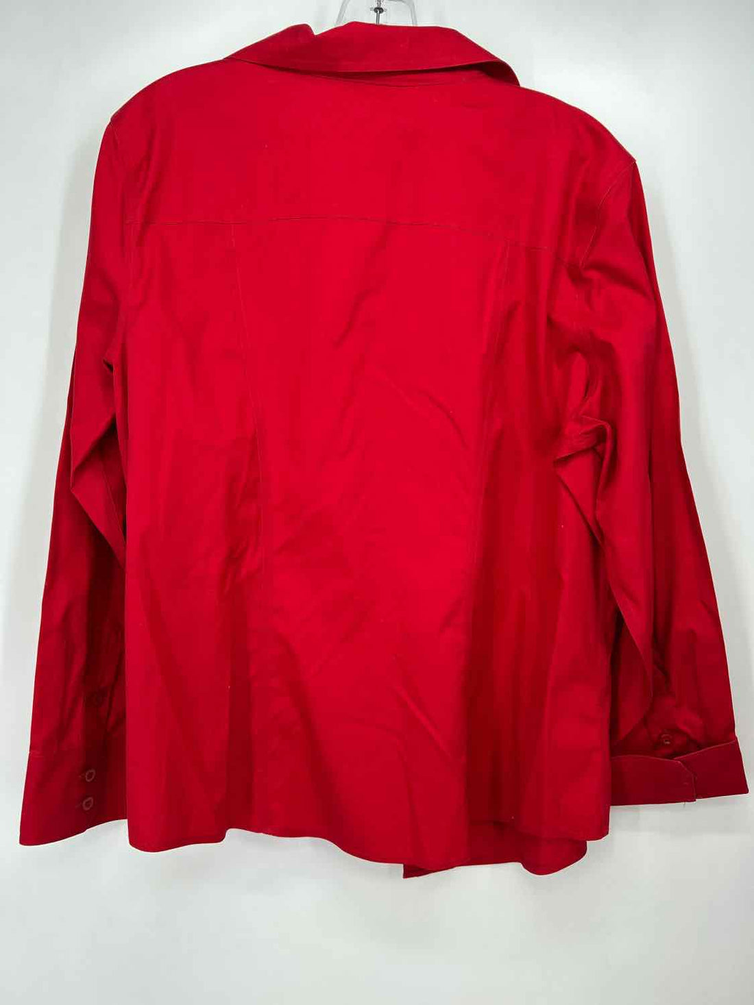 Chicos Size 2(L) Red Long Sleeve