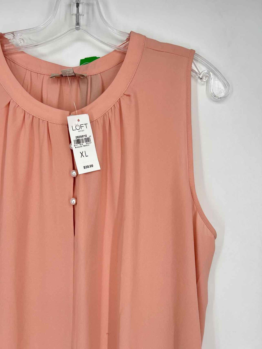 Loft Size XL Peach NWT Sleeveless