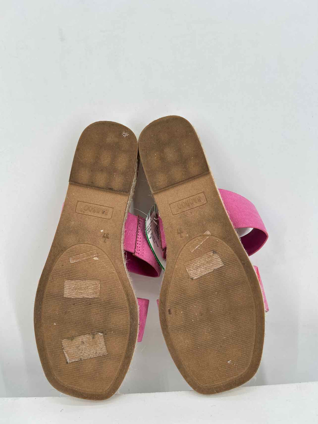 Bamboo Women Size 7 Dark Pink Sandals