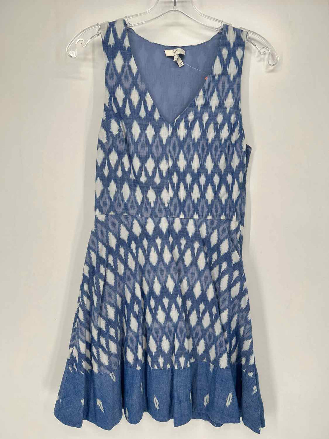 Joie Size S Blue & White Print Dress