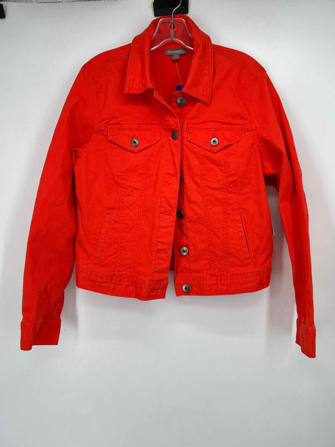 Style & CO. Size S Orange Jacket