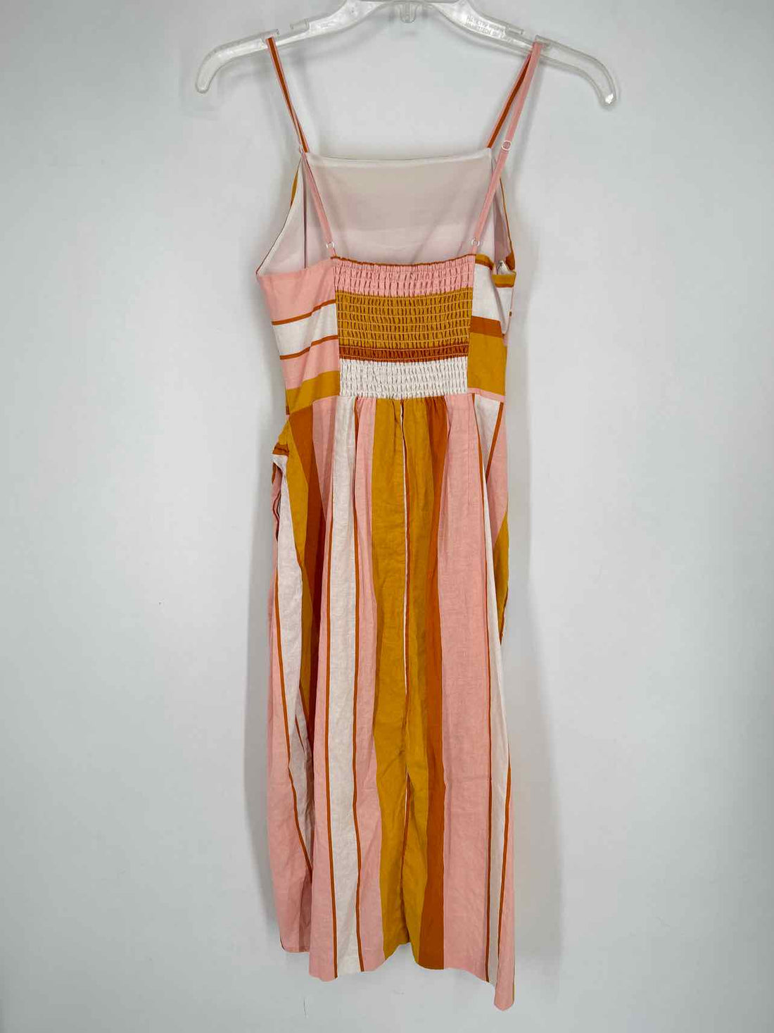 Express Size XS Pink & Orange Striped Dress
