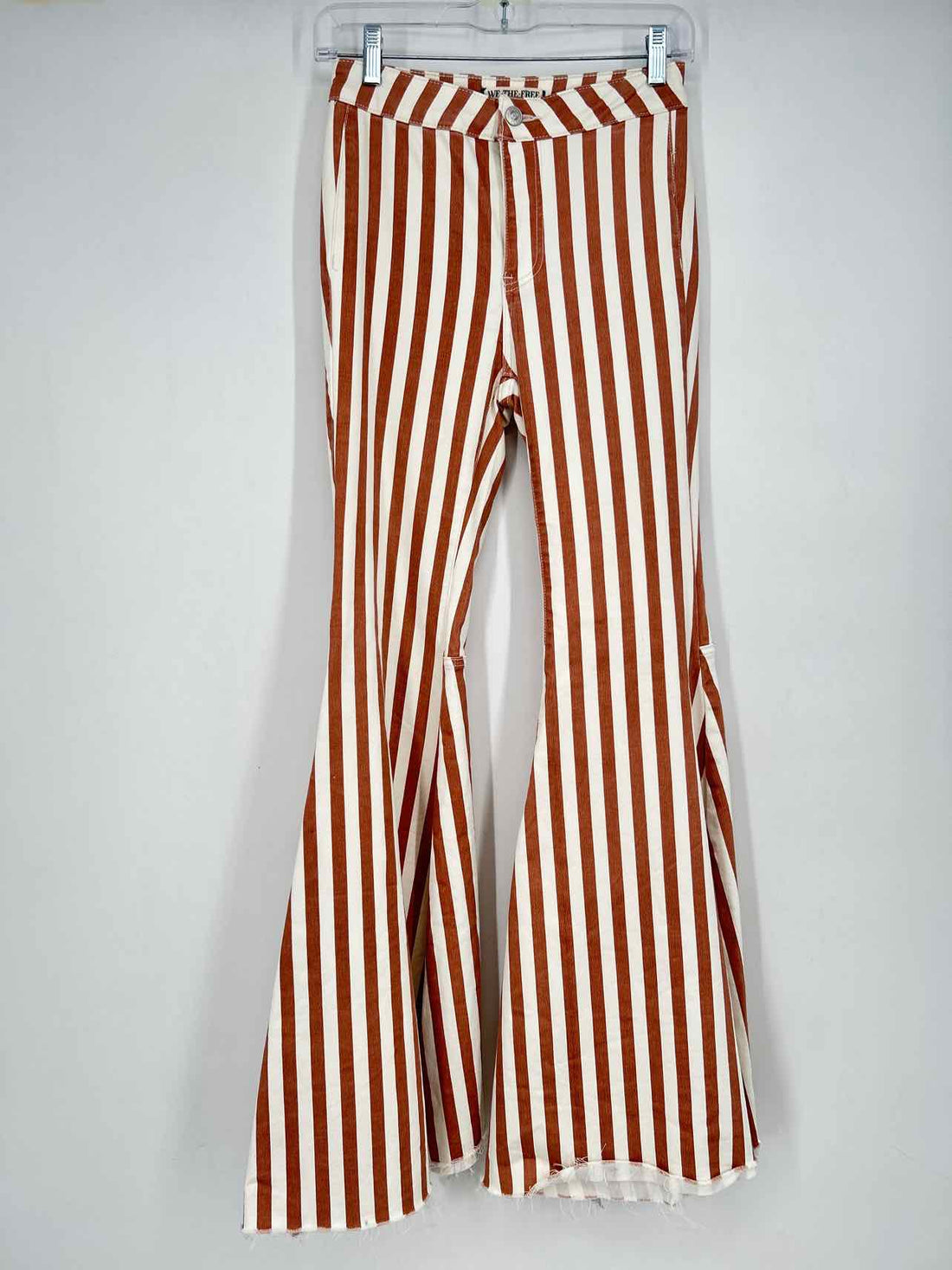 We The Free Size 26 Rose & White Striped Jeans