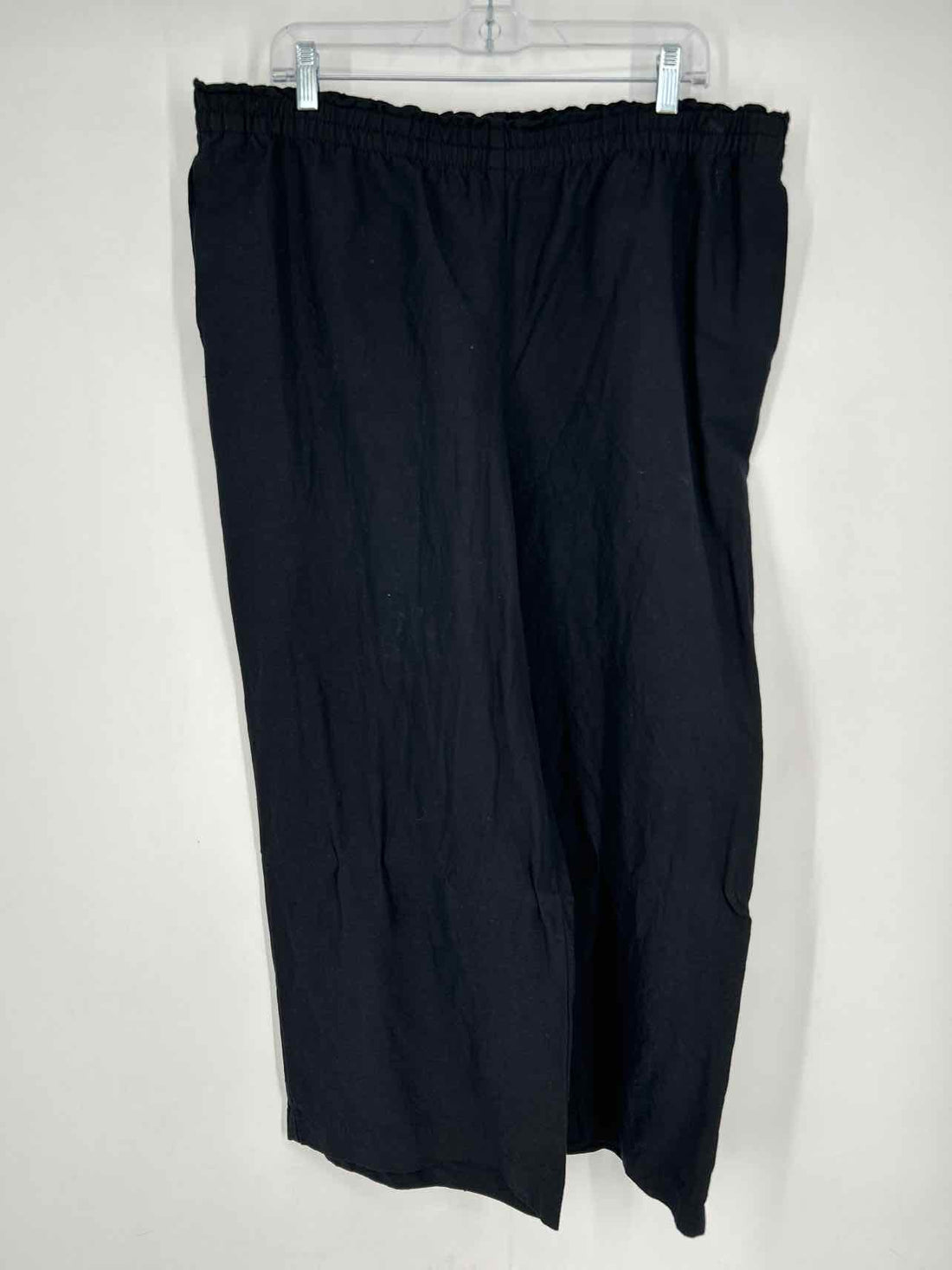 H&M Size XL Black Linen Blend Pants