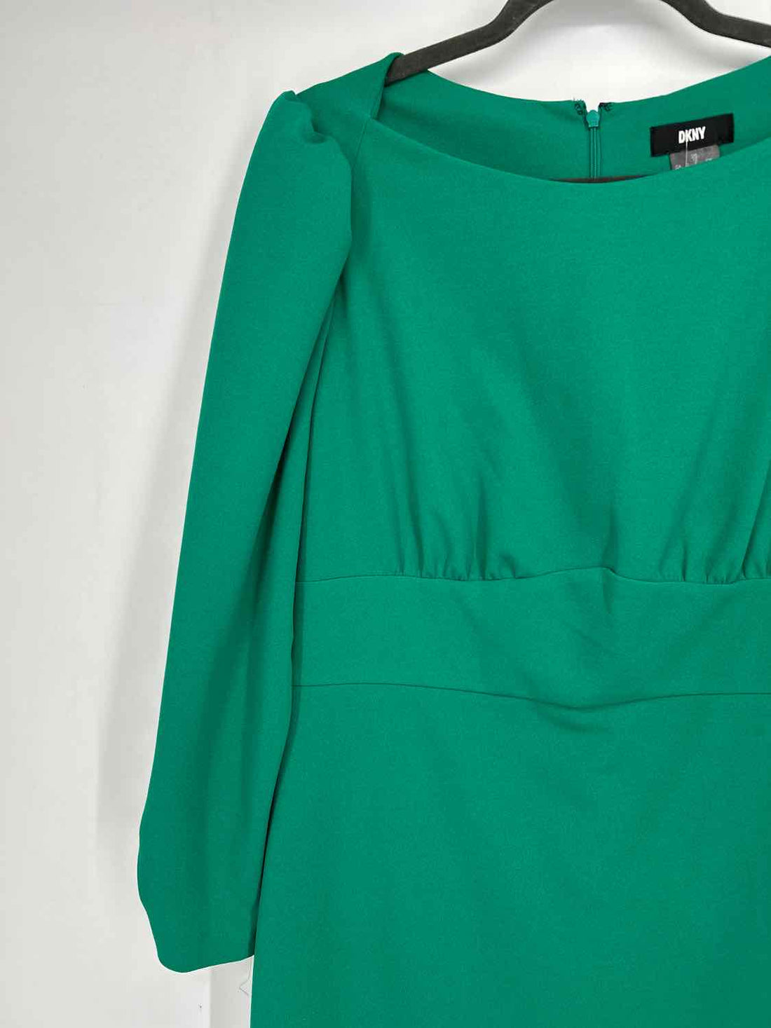 DKNY Size 12 Green Long Sleeve Dress