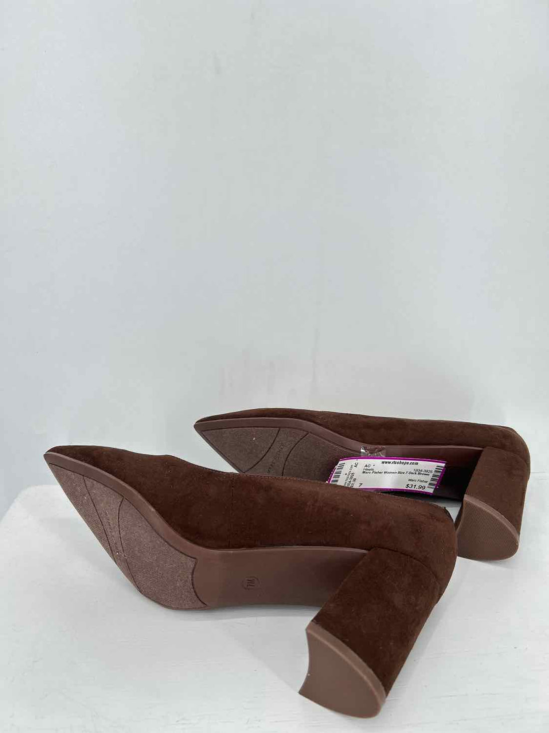 Marc Fisher Women Size 7 Dark Brown New Heels