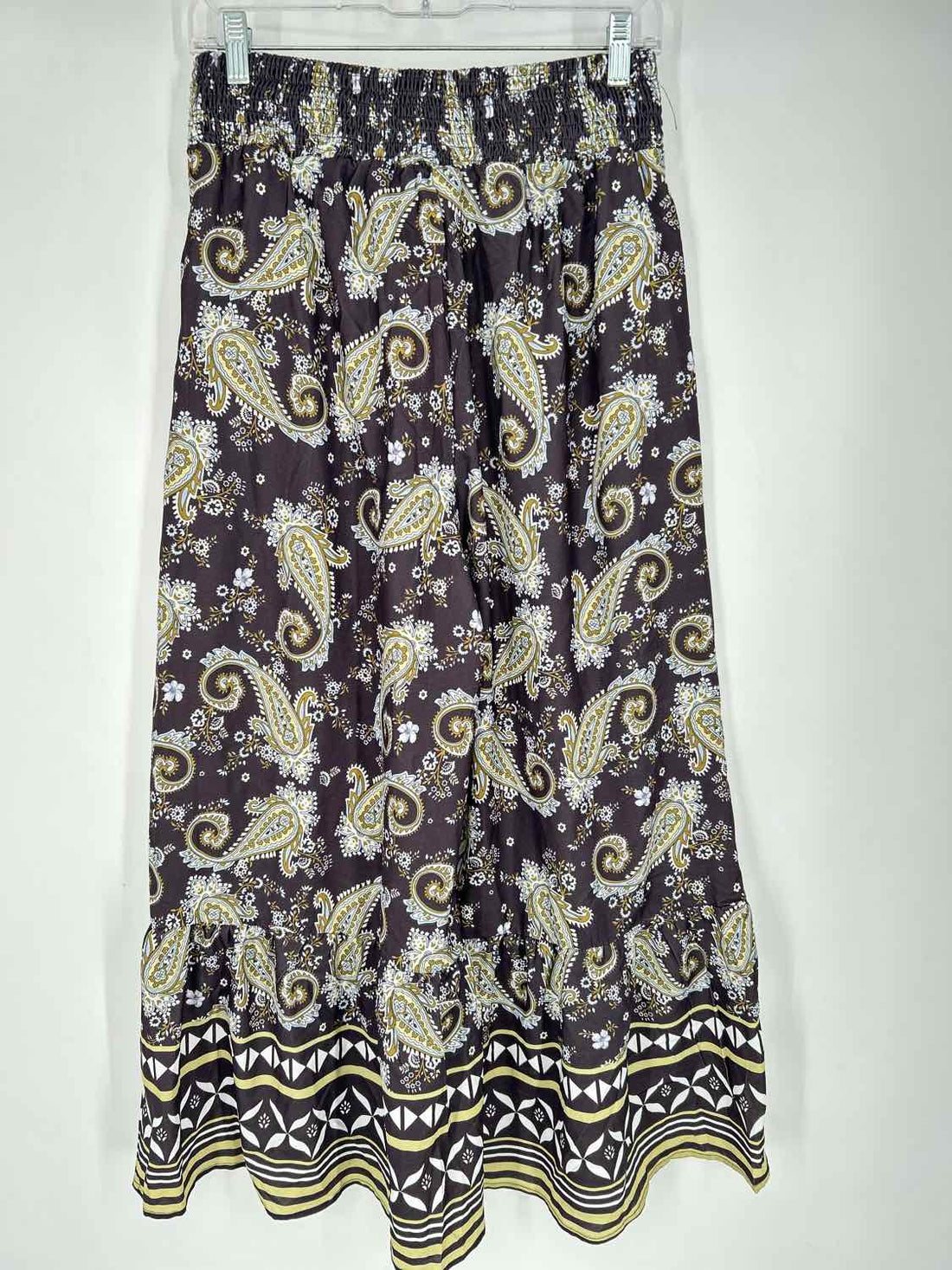 Grace Karin Size S Gray Paisley Pants