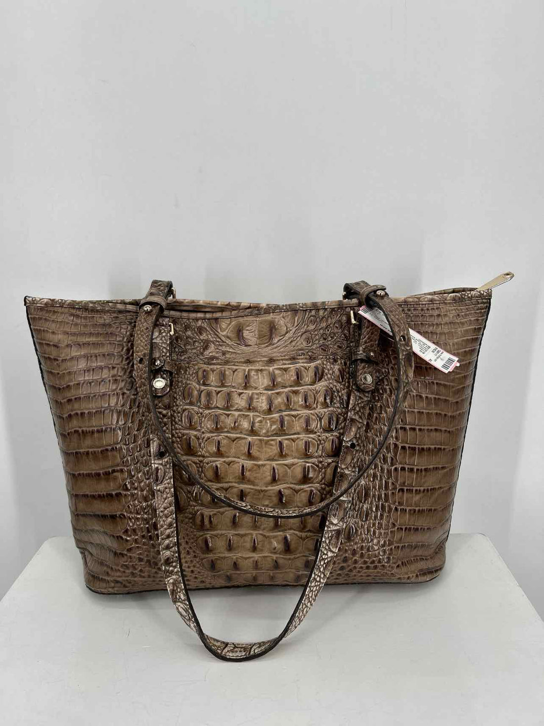 Brahmin Brown Genuine Leather Asher Tote