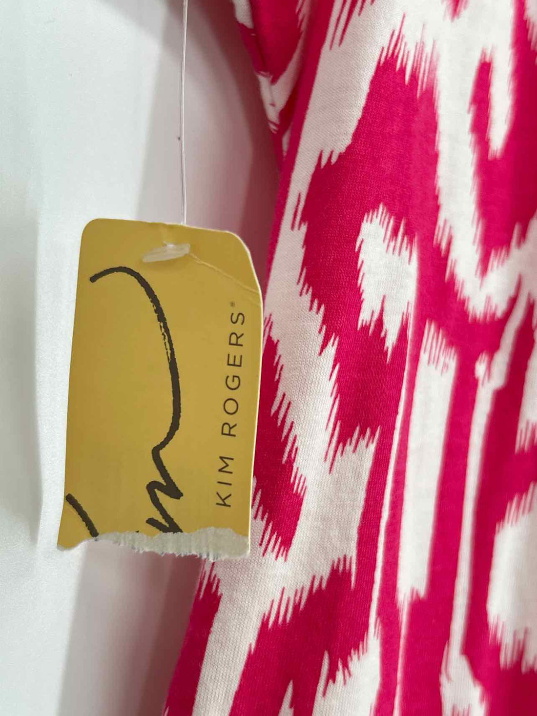 Kim Rogers Size M Pink & White Print NWT Dress