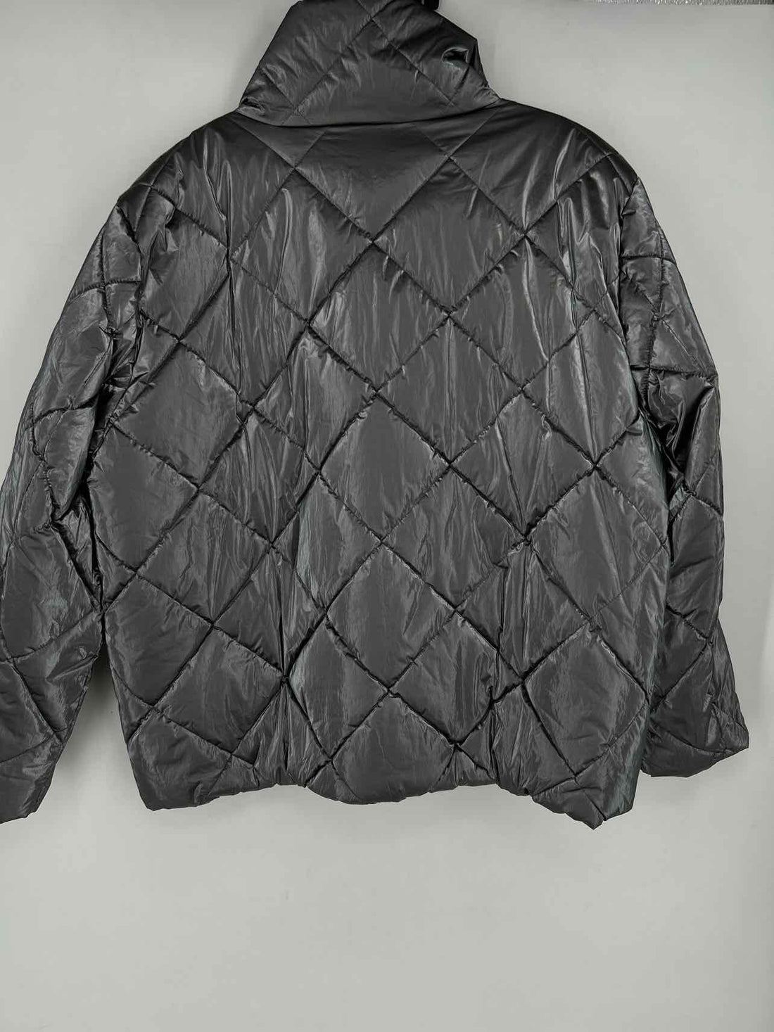 Lou & Grey Size XL Silver Puffer Jacket