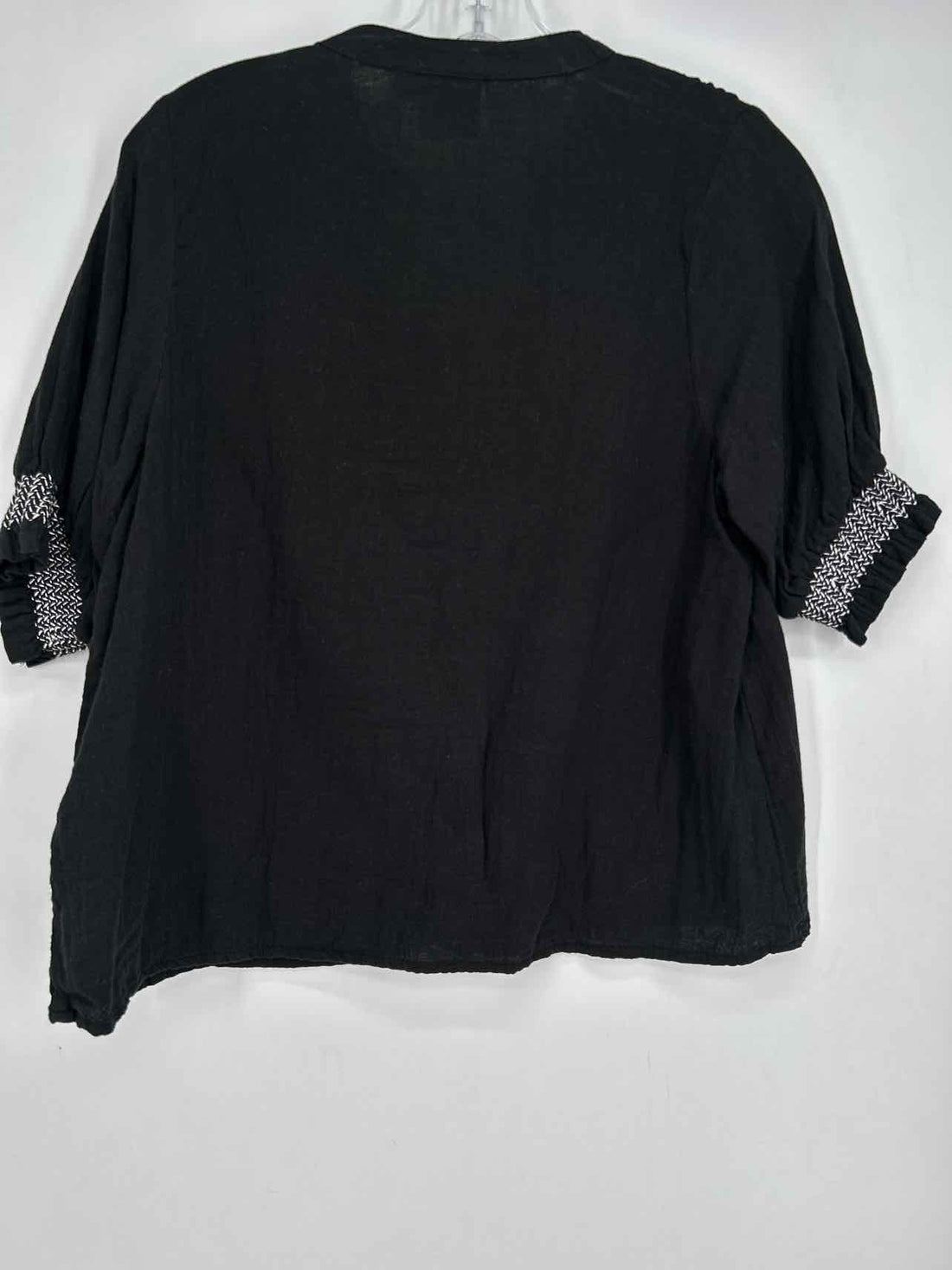 ICHI Size XS Black Short Sleeve