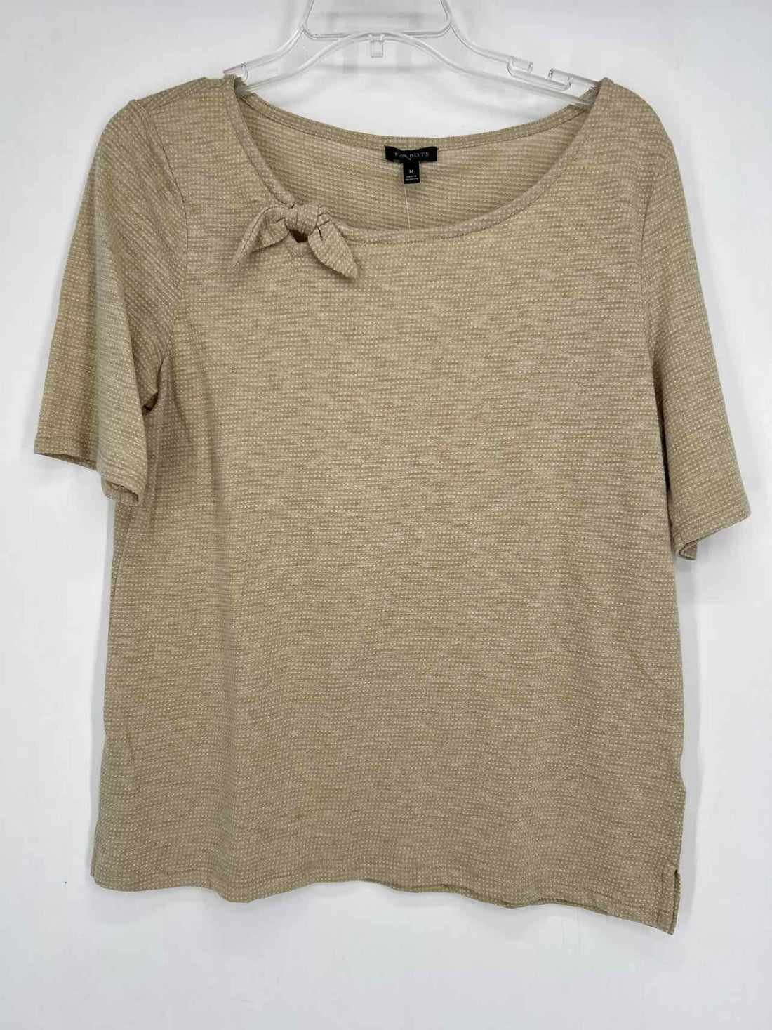 Talbots Size M Khaki Short Sleeve