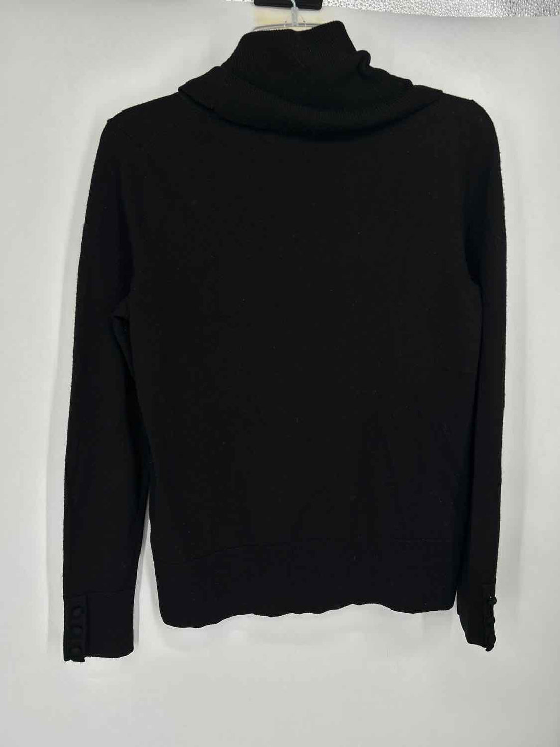 Talbots Size S Black Merino Wool Sweater