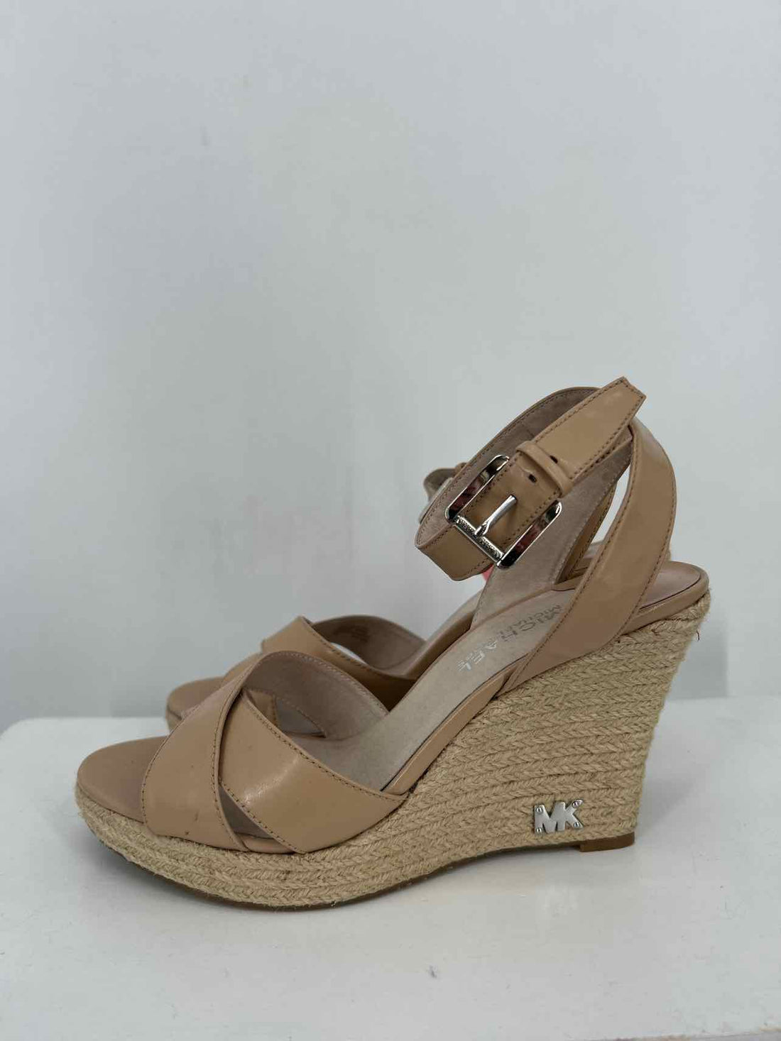 Michael Kors Women Size 8 Natural Espadrilles Wedges