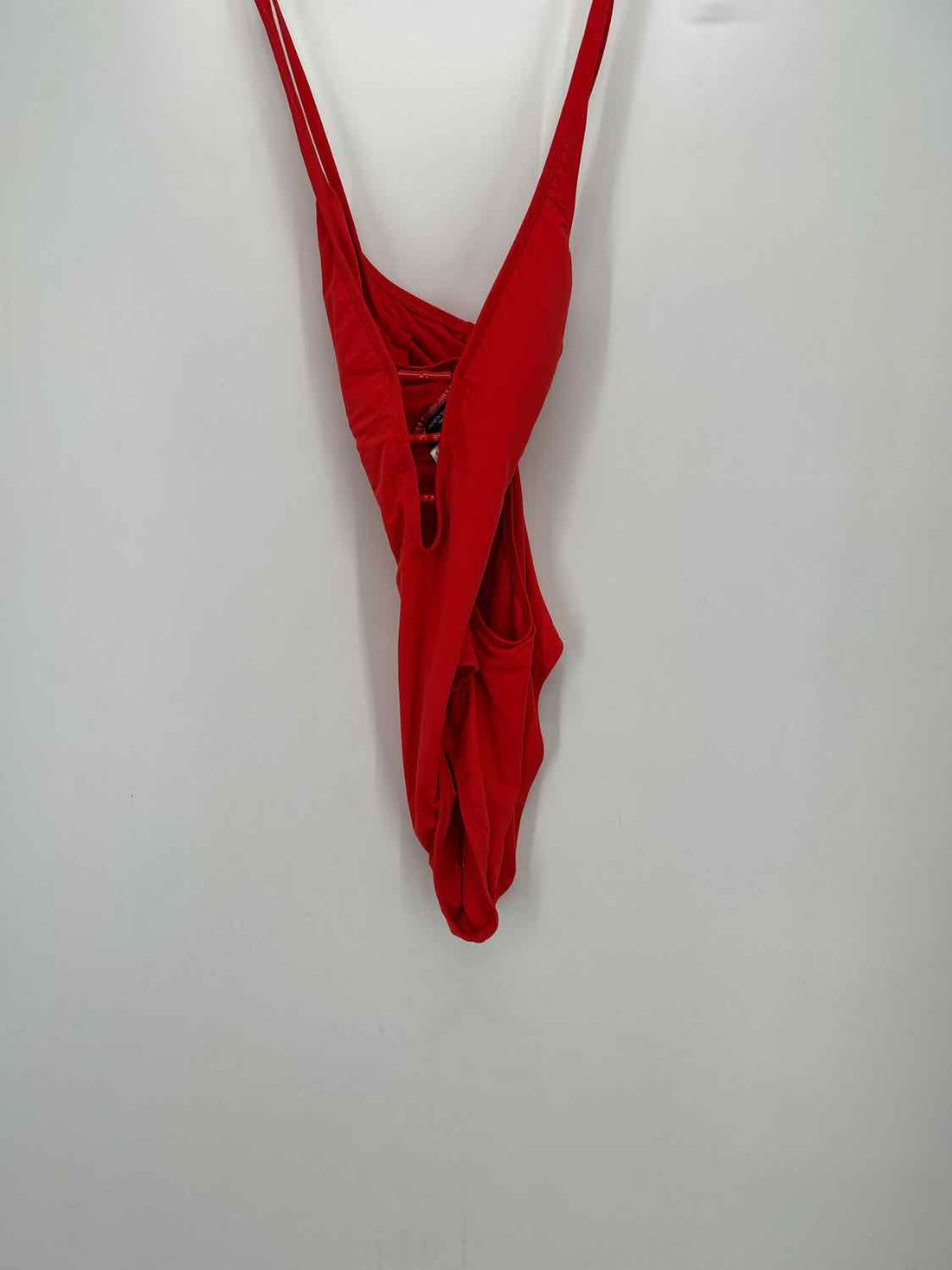 Carmen Marc Valvo Size 12 Red Swimsuit 1 Piece
