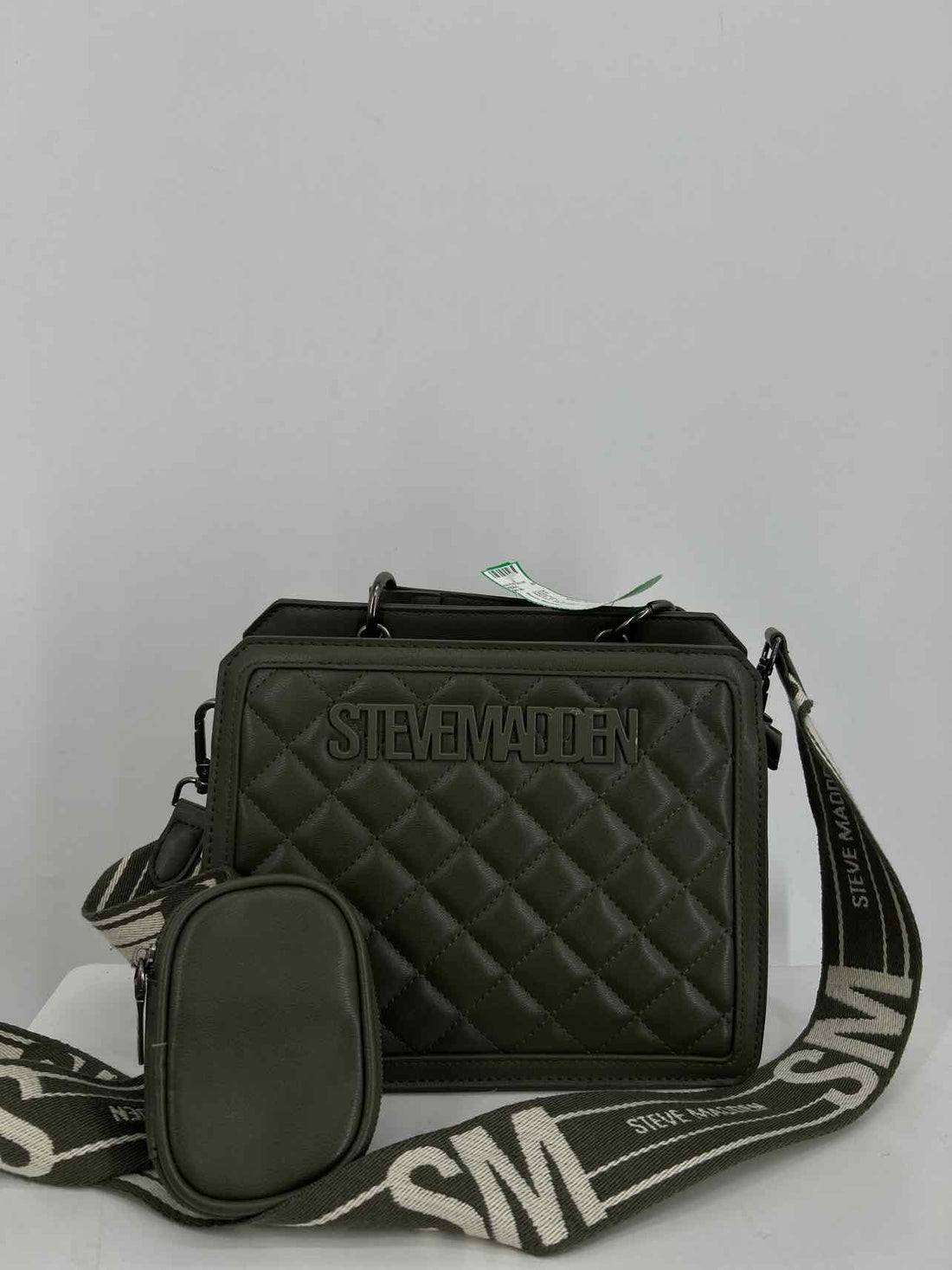 Steve Madden Olive Faux Leather NWT Satchel