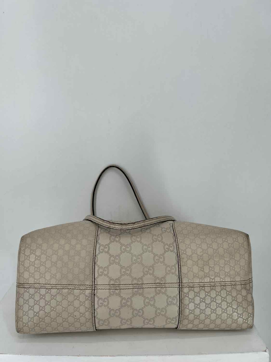 Gucci Microguccissima Bree Off White Leather As Is LUXURY