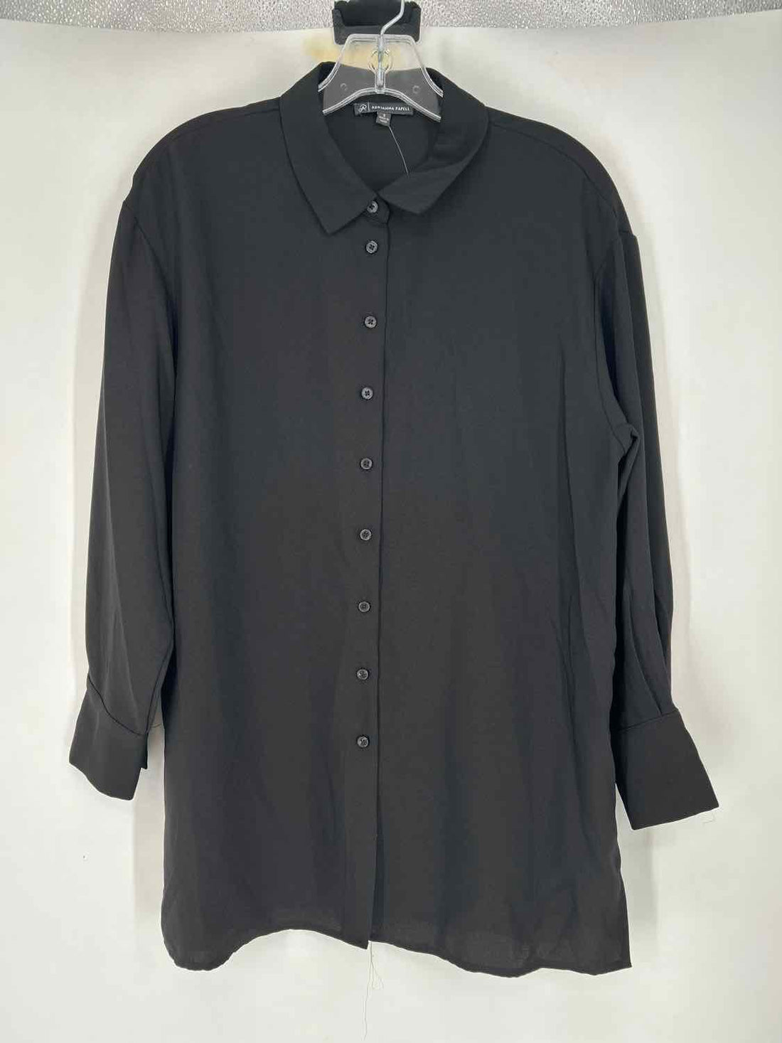 Adrianna Papell Size S Black Long Sleeve