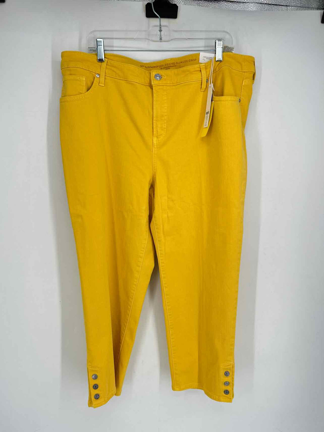 Chicos Size 18 Yellow NWT Pants