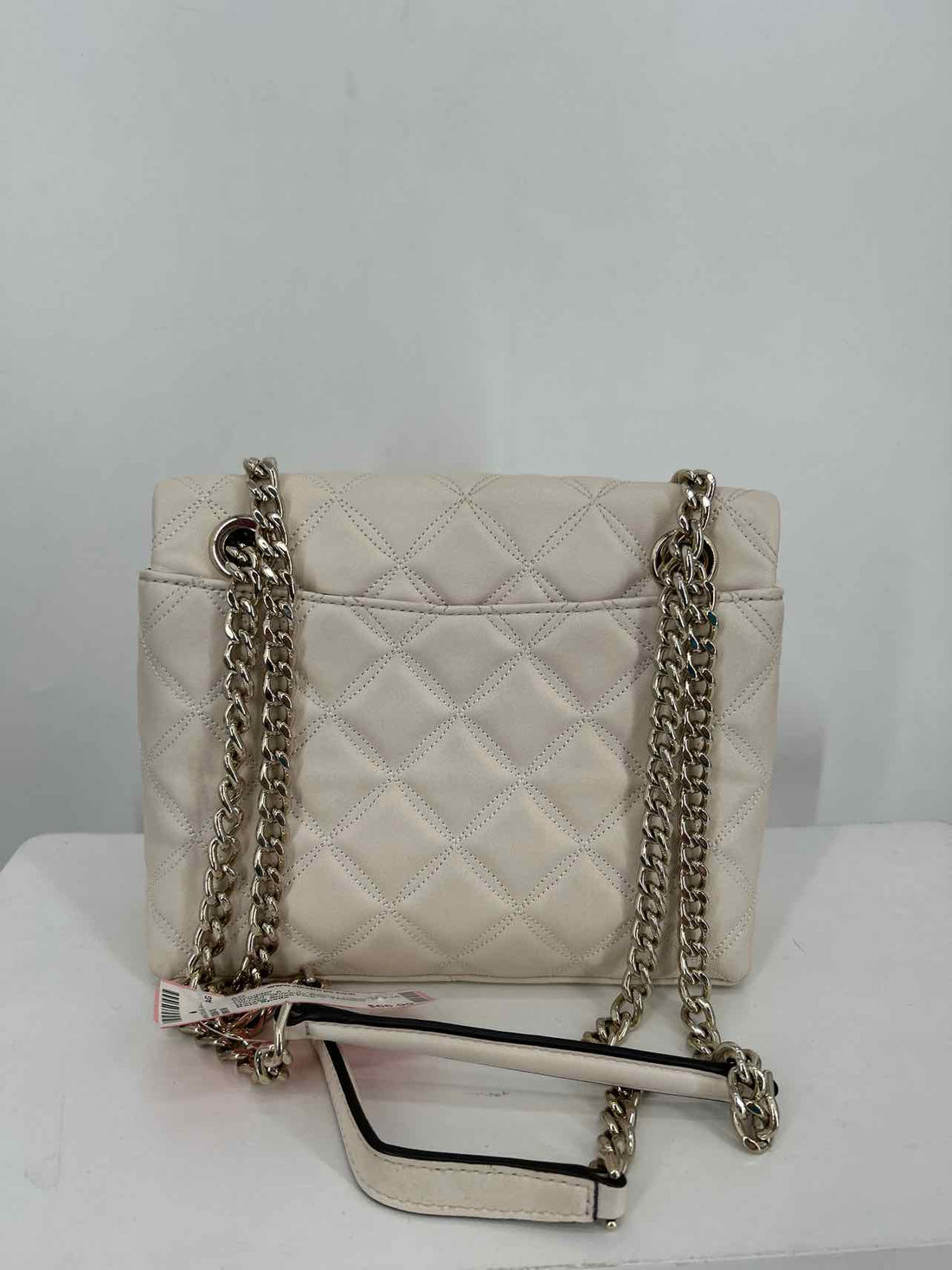 Kate Spade Off White Quilted Leather Pre Owned Shoulder