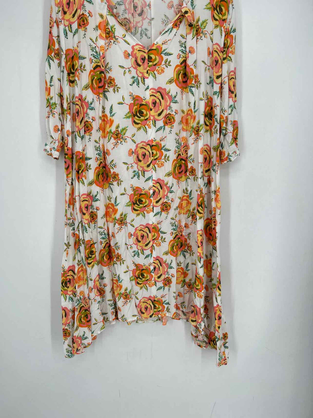 Matilda Jane Size L White Floral Dress
