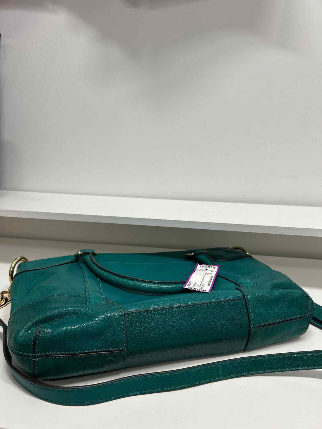 Michael Kors Green McGraw Satchel