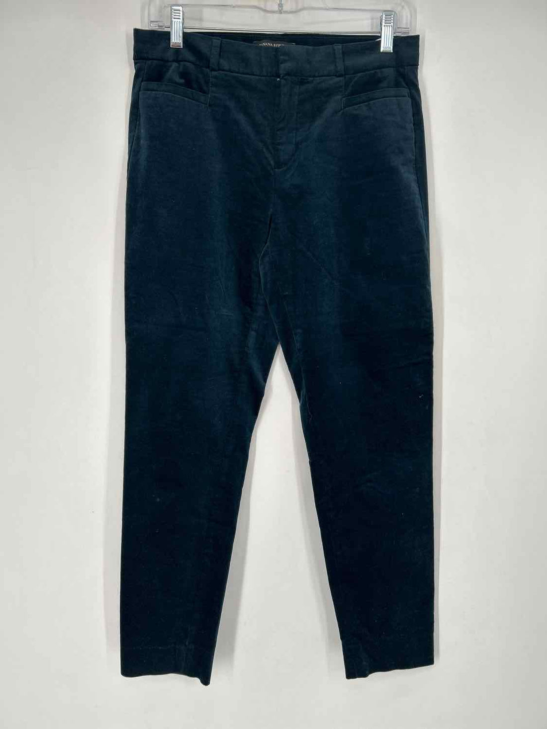 Banana Republic Size 4 Teal Velour Pants