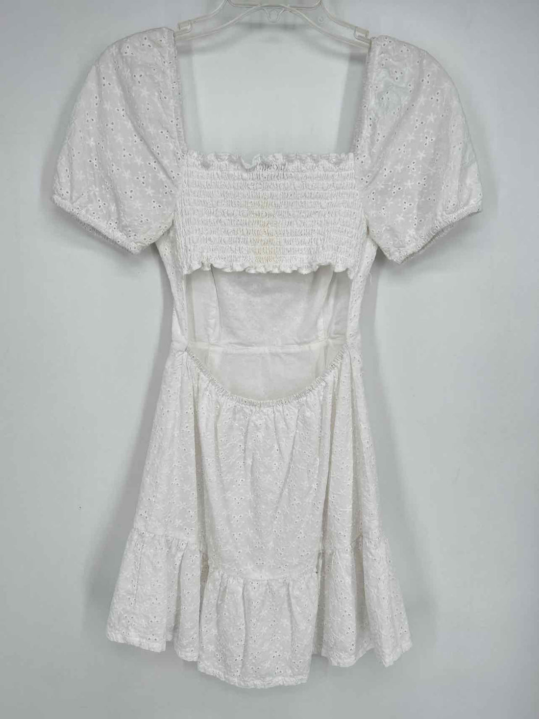 1 State Size S White Eyelet Dress