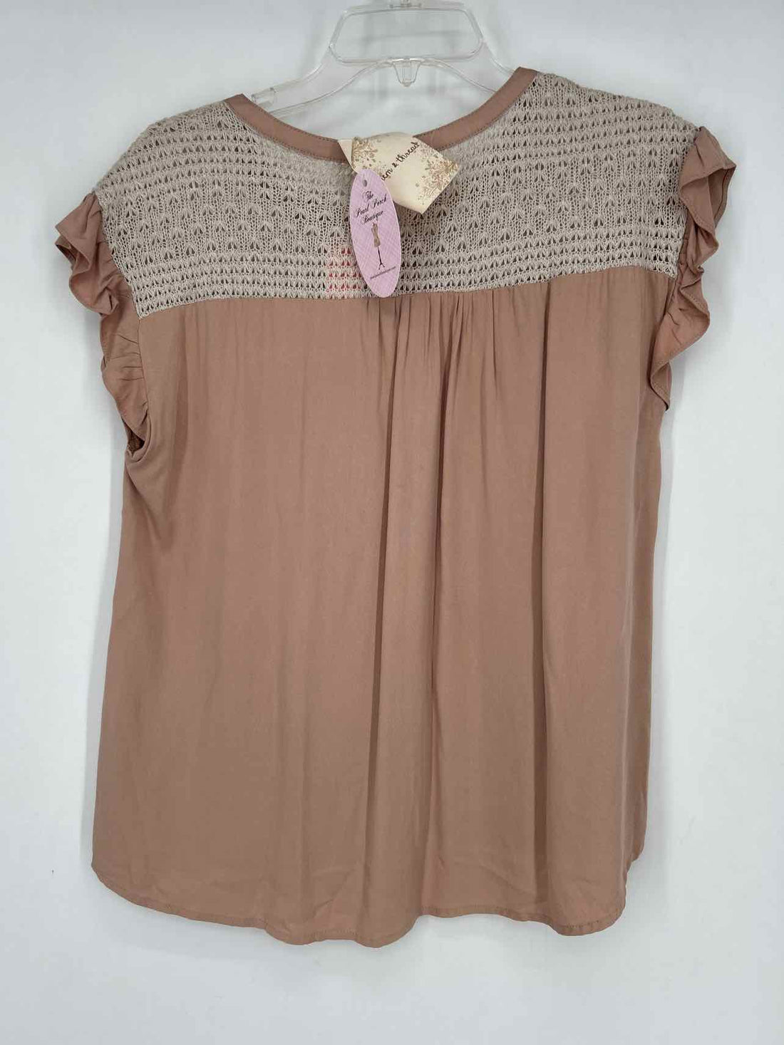 Hem & Thread Size S Blush NWT Short Sleeve