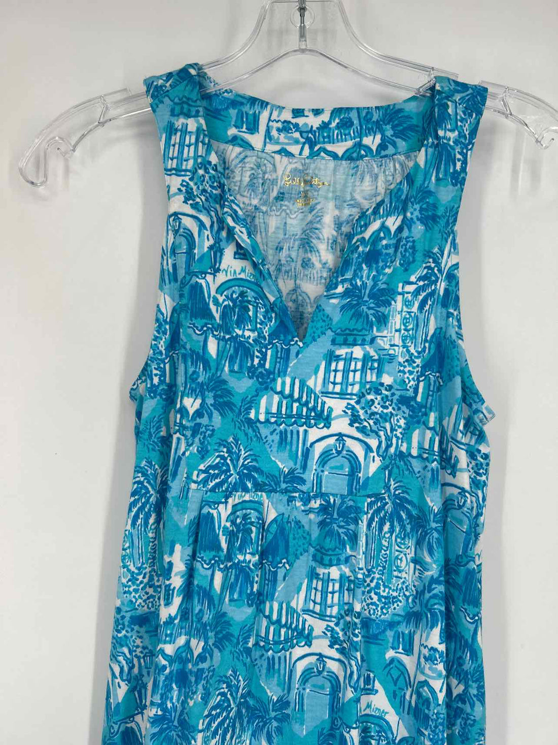 Lilly Pulitzer XS Blue & White Print Lilly Pulitzer Dress