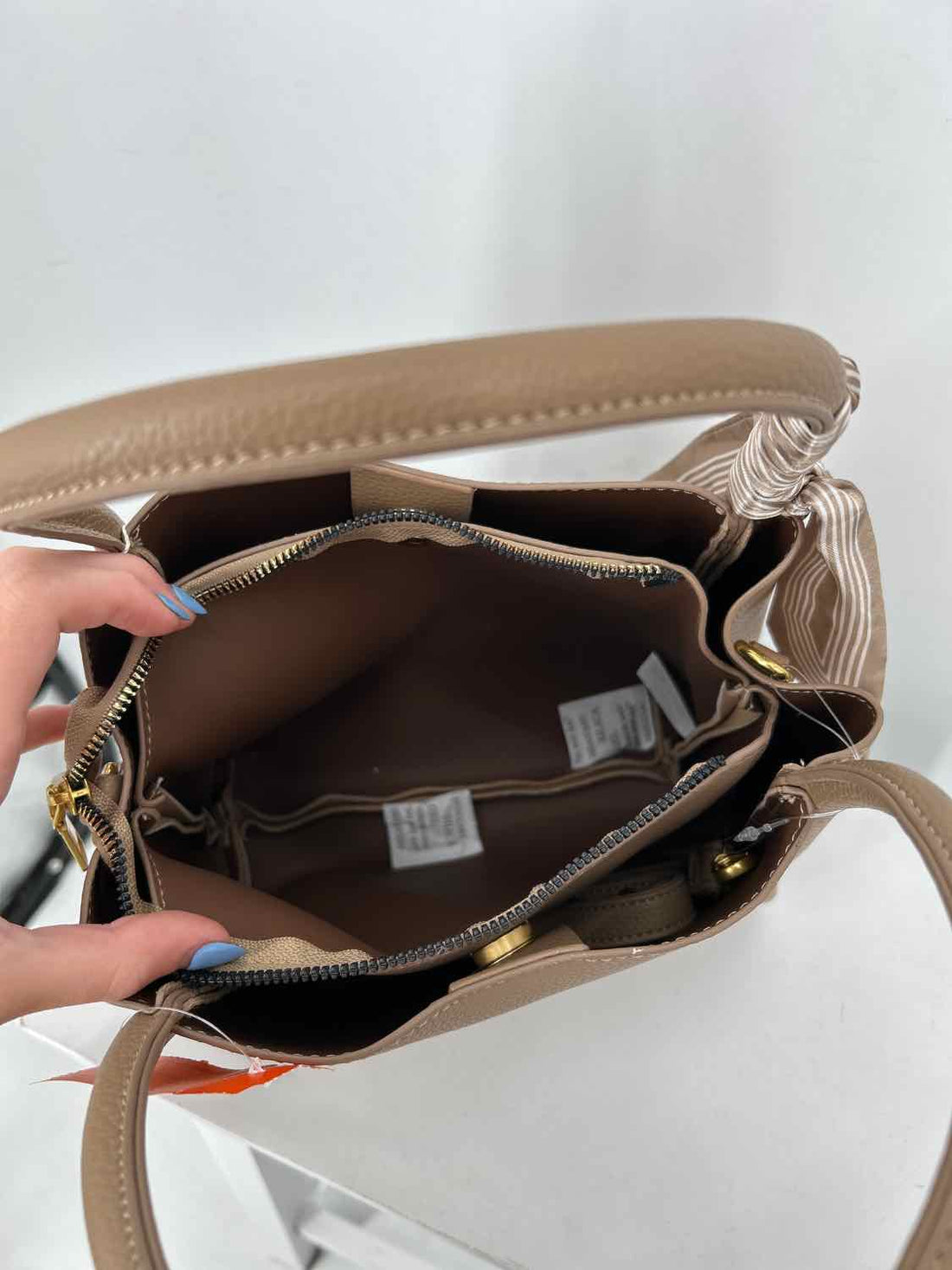 Erin Annie Tan Vegan Leather NWT Satchel