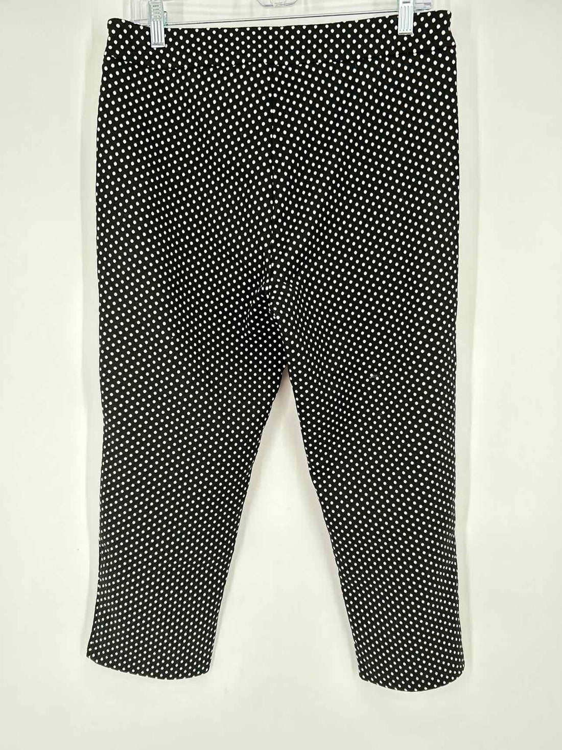 Nanette Lepore Size M Black & White Polkadot Pants