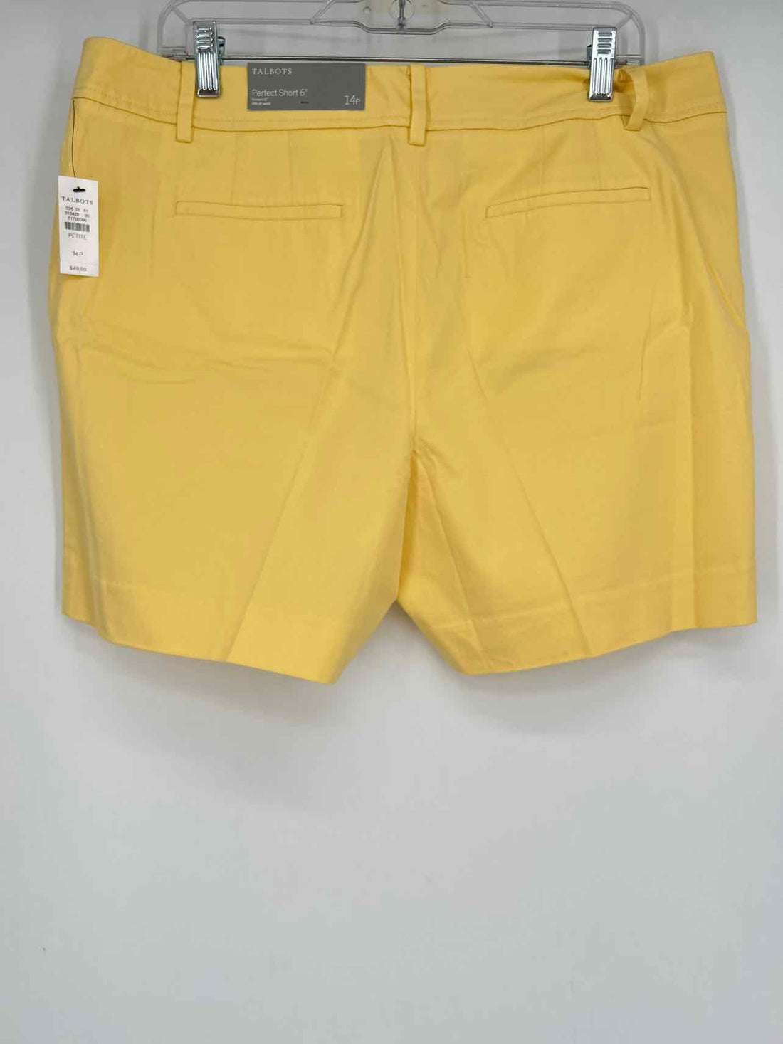 Talbots Size 14P Yellow NWT Shorts