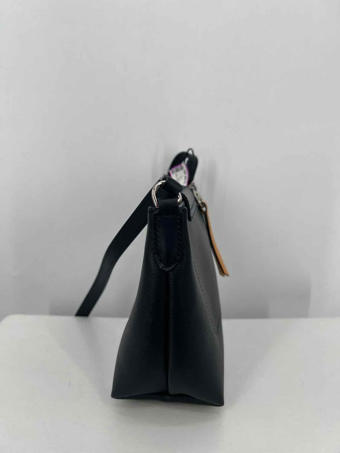 LongChamp Navy Coated Canvas Crossbody