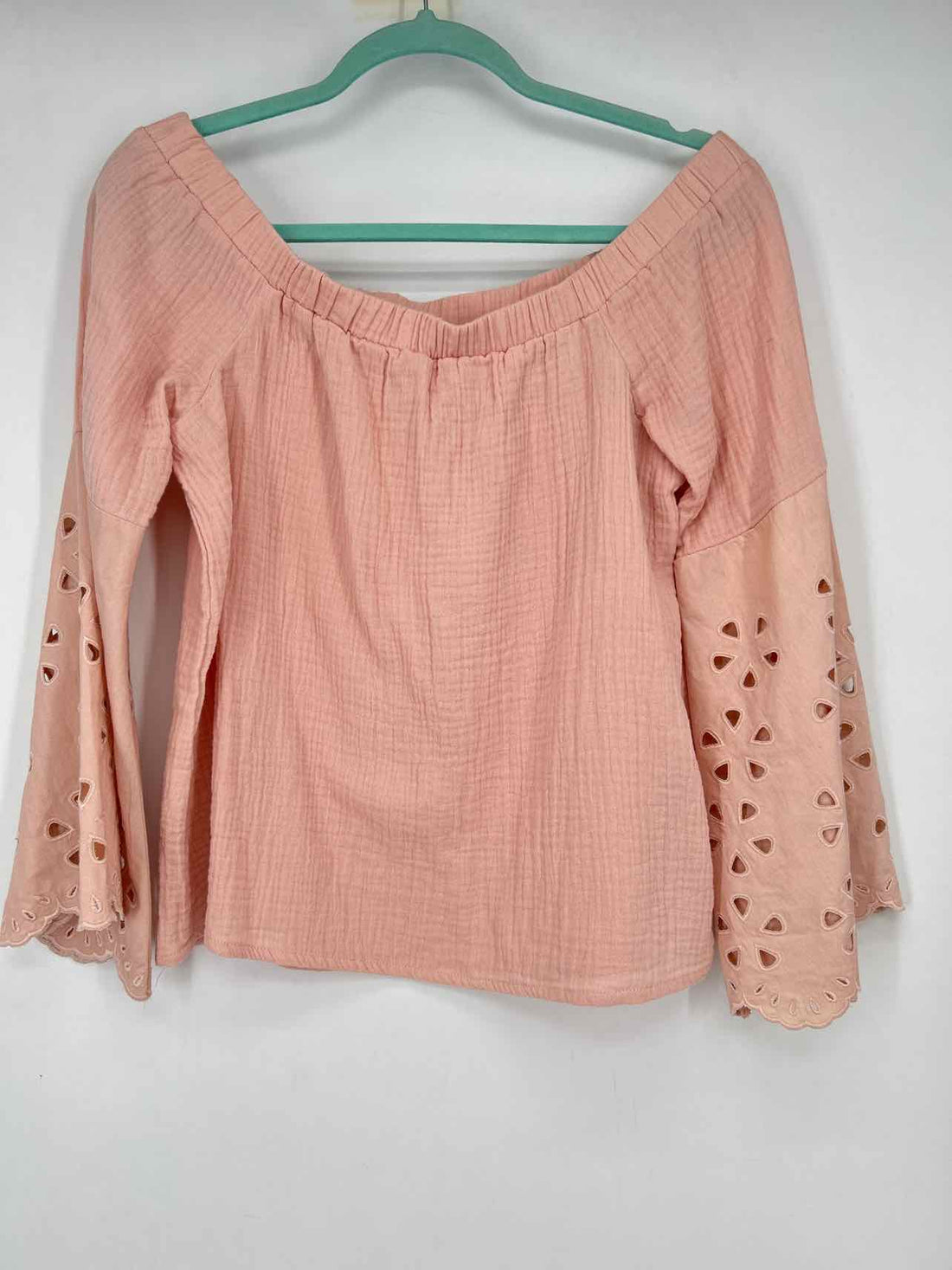 Shyanne Size M Light Pink Gauze Long Sleeve