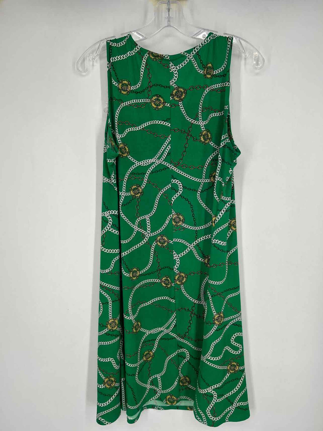 MSK Size L Green Print NWT Dress