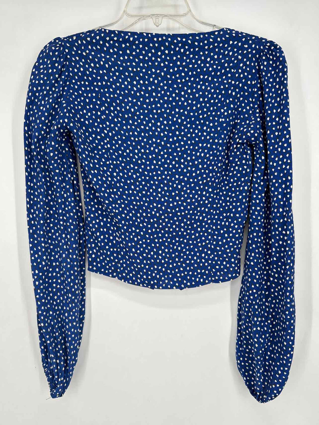 Rolla's Size S Dark Blue Print Long Sleeve