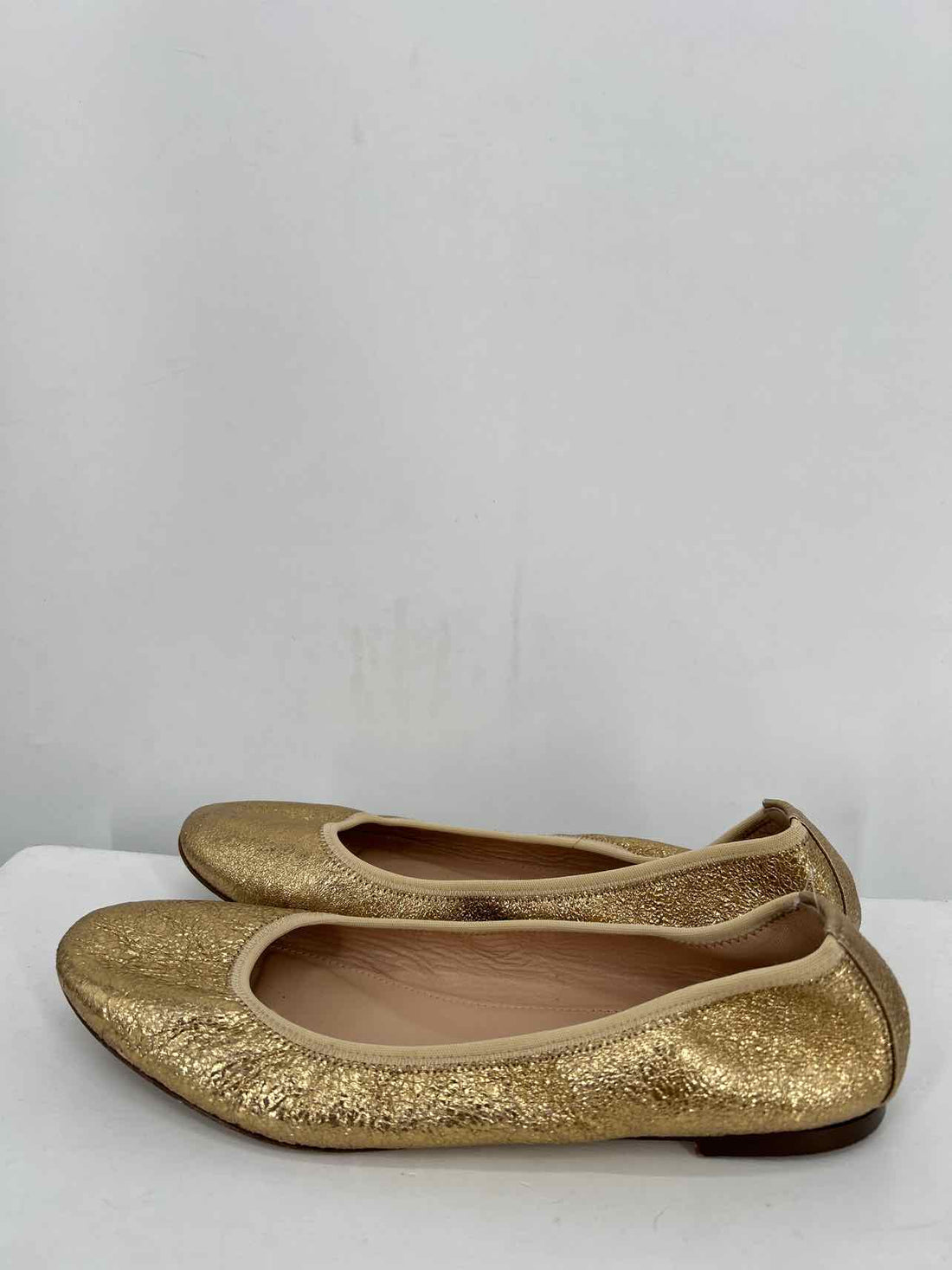 J Crew Women Size 9 Gold Flats