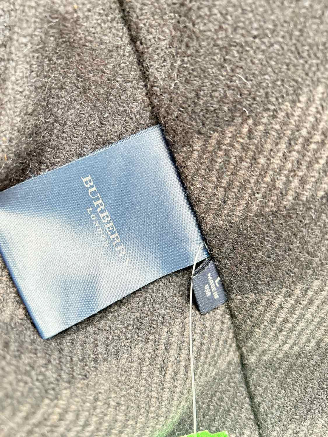 Burberry Men's Size L Black Trenchcoat