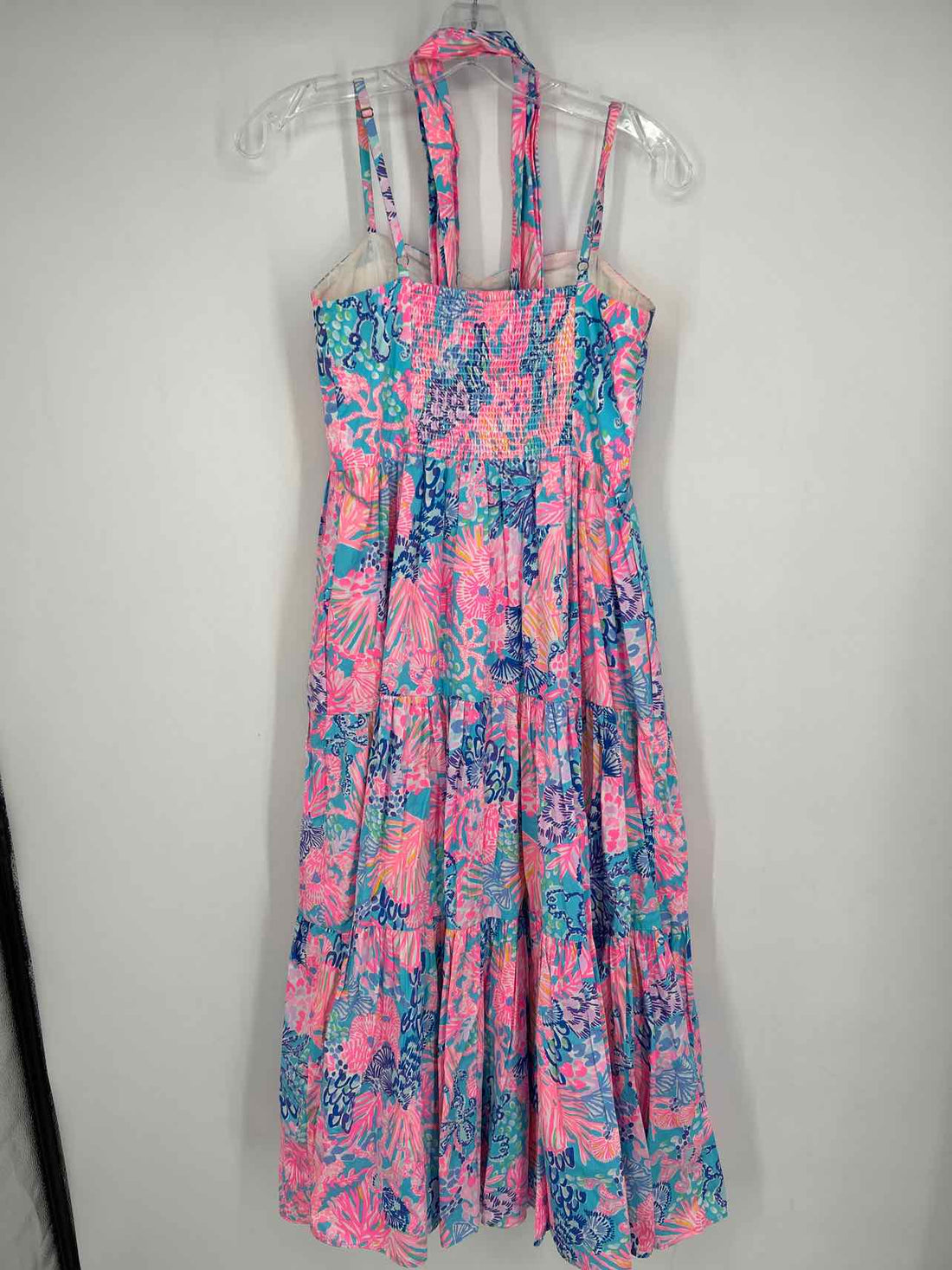 Lilly Pulitzer 2 Blue & Pink Print Sleeveless Lilly Pulitzer Dress