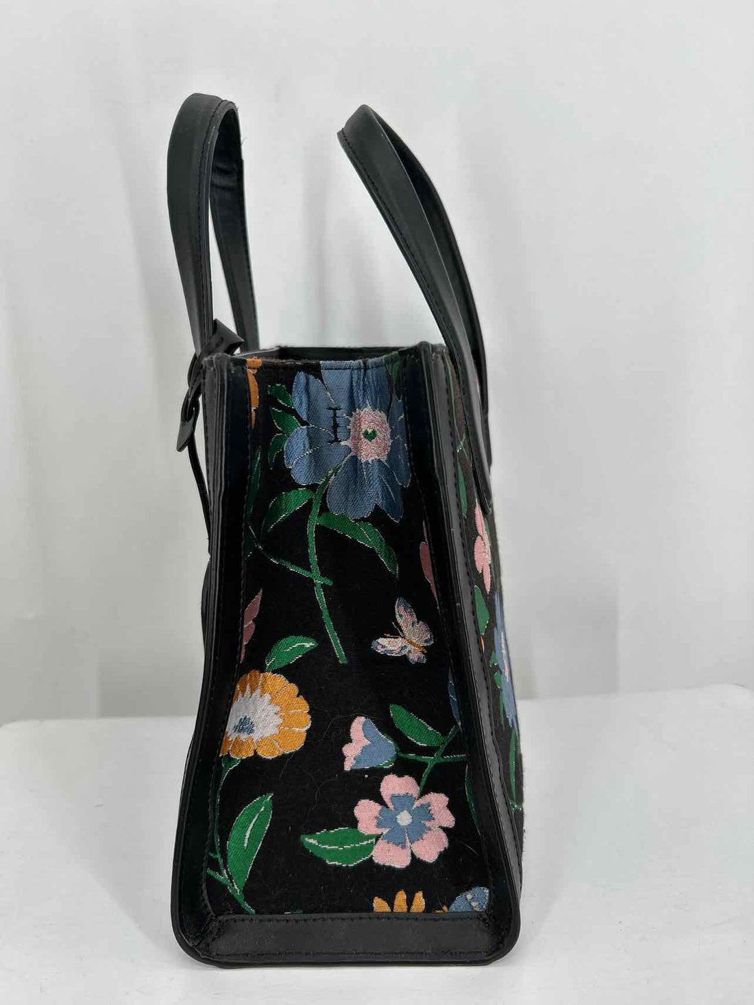 Kate Spade Black Floral Canvas Crossbody