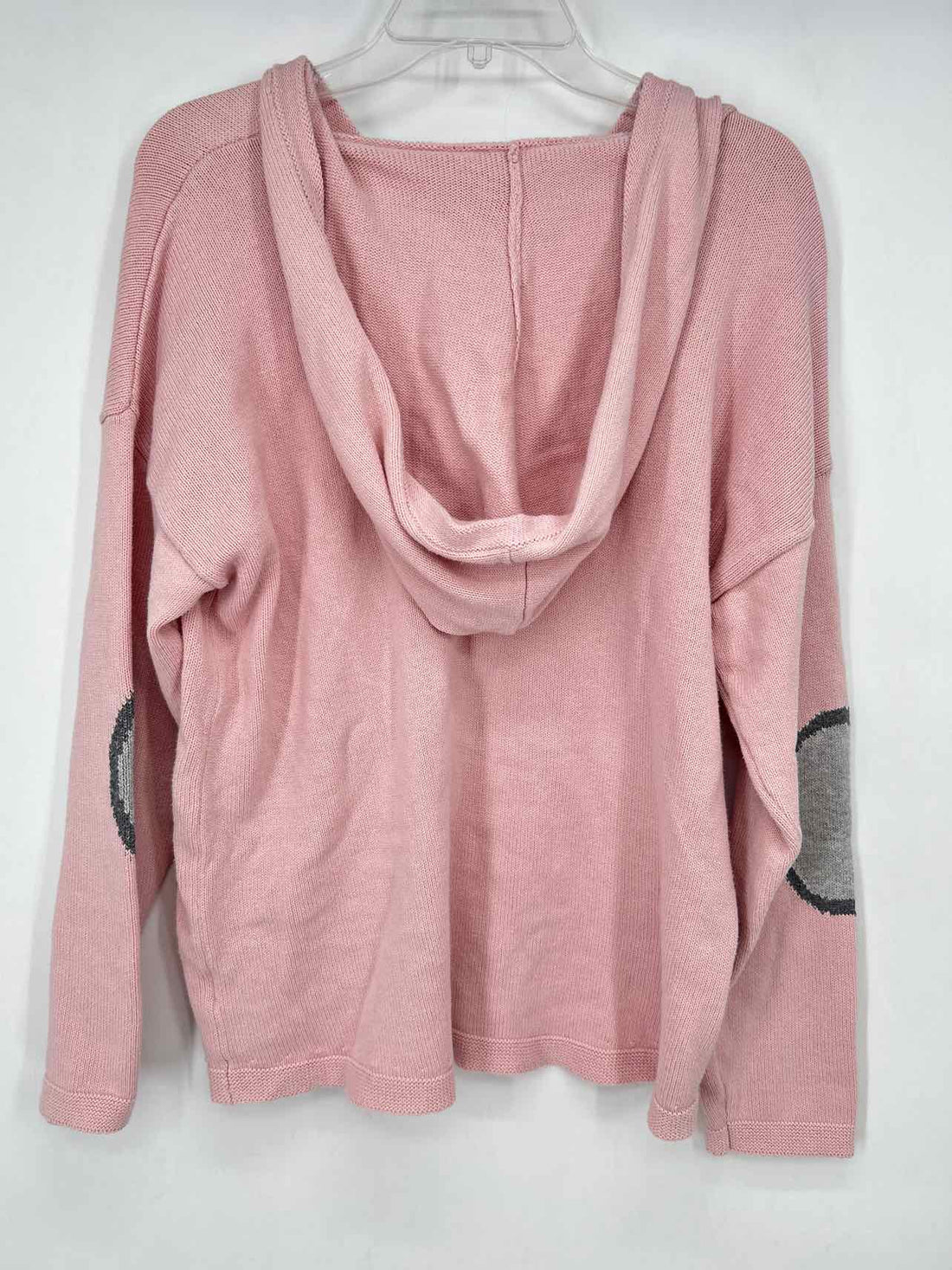DG Simpli zen Size L Pink & Gray Hoodie