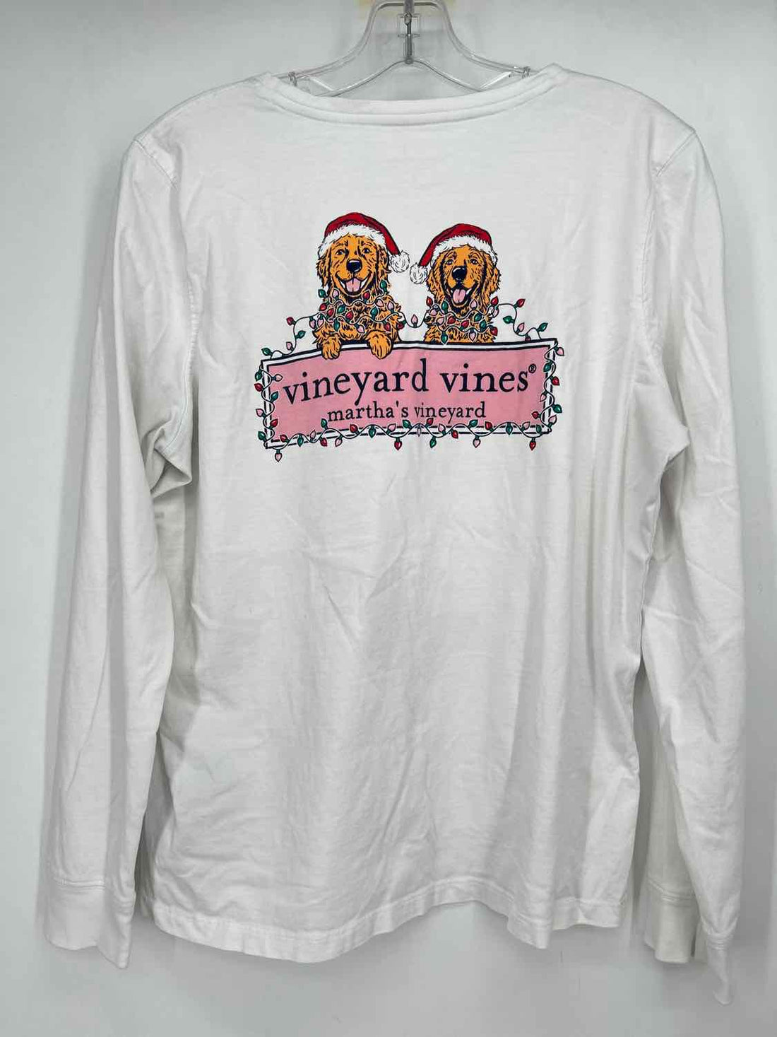 Vineyard Vines L White Long Sleeve Holiday